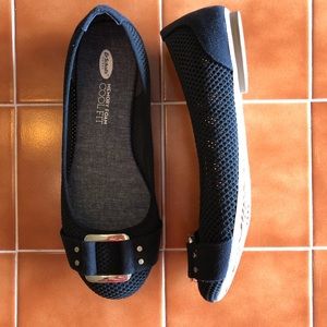 Dr. Scholl’s Black Memory Foam Cool Fit flats